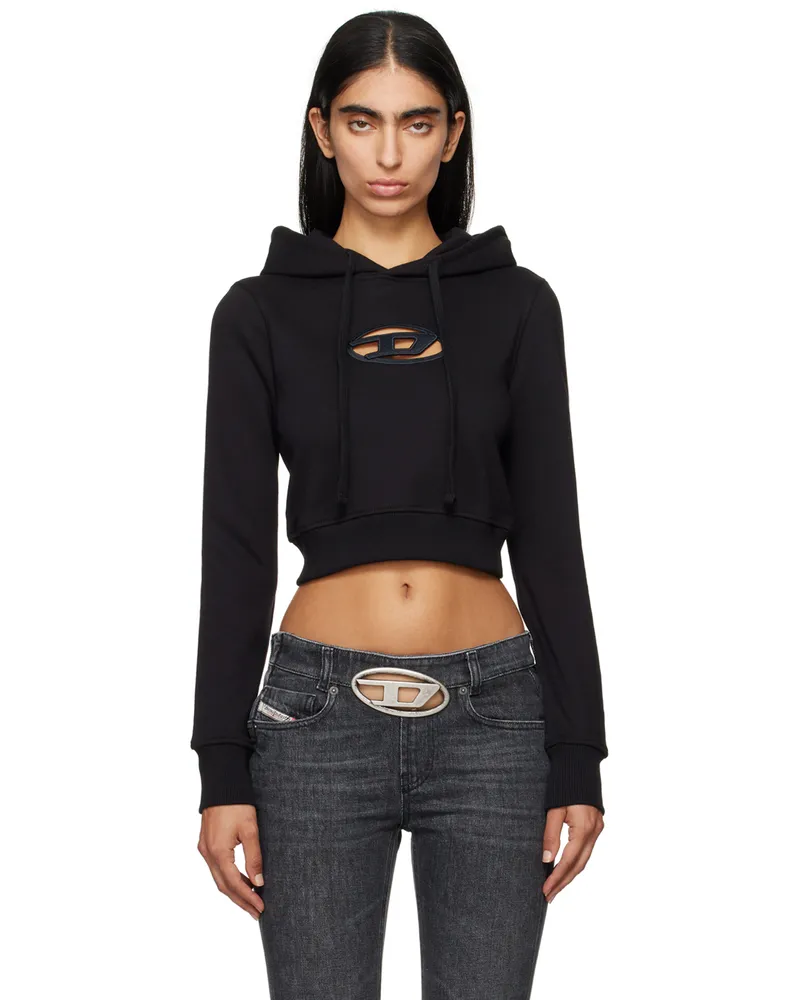 Diesel Black F-Slimmy-Hood-Od Hoodie 9xx