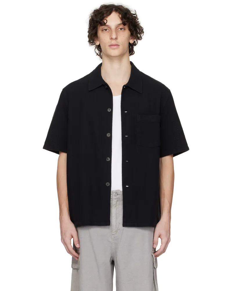 Our Legacy Black Box Shortsleeve Shirt Black