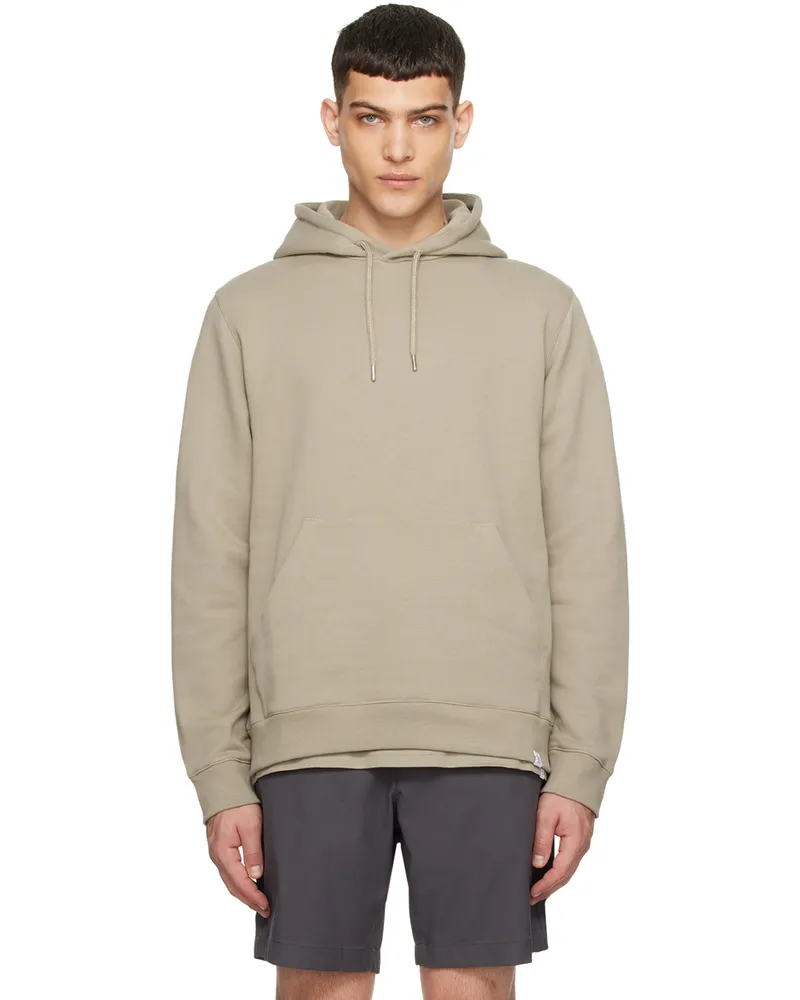 Norse Projects Taupe Vagn Hoodie Clay