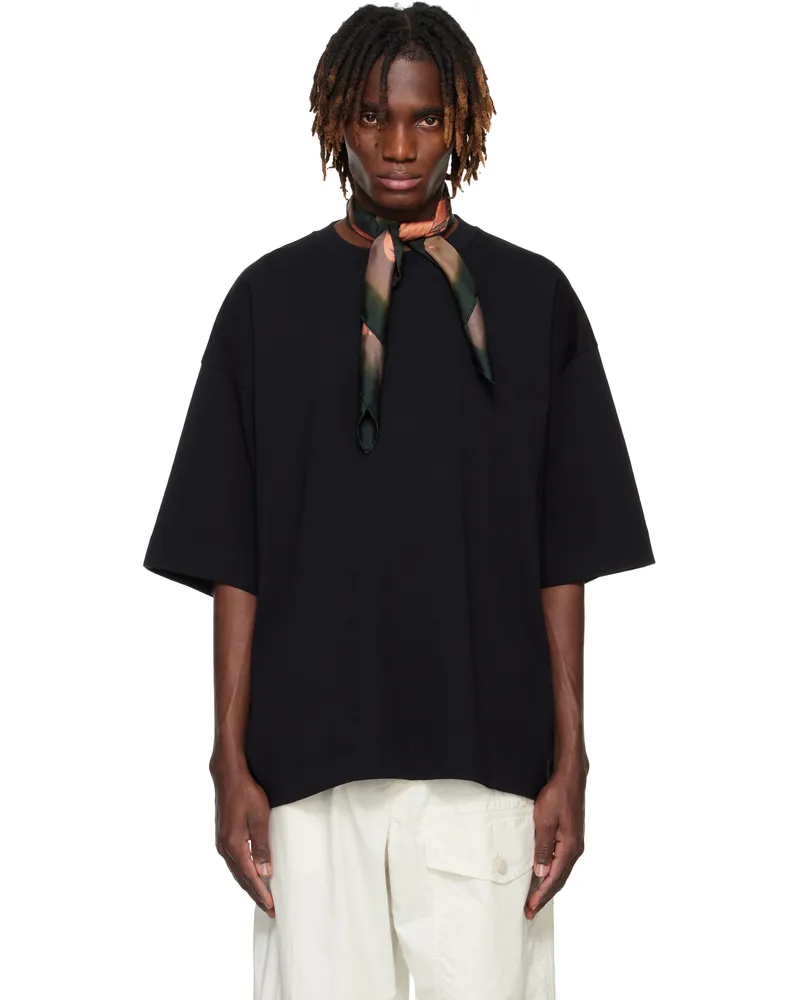 Dries van Noten Black Oversized T-shirt 900