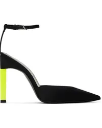 ATTICO Black Perine Slingback Heels Black