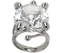 Silver XL Stone Ring