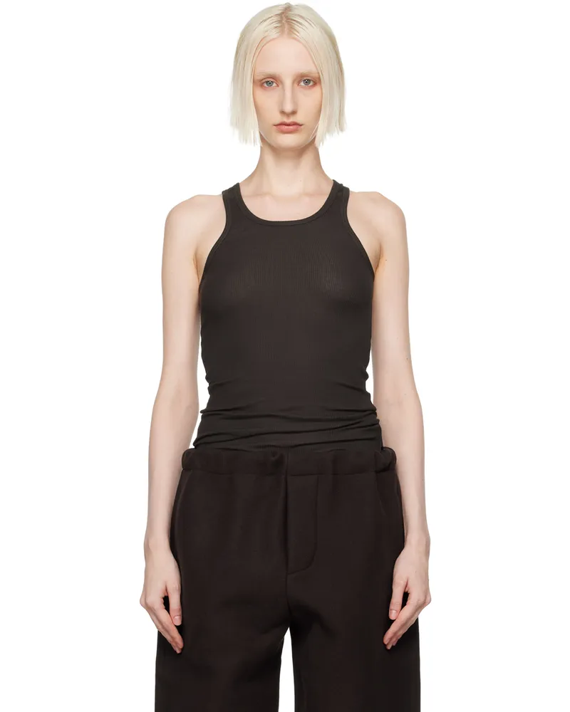Meta Campania Collective Brown Francis Tank Top Dark