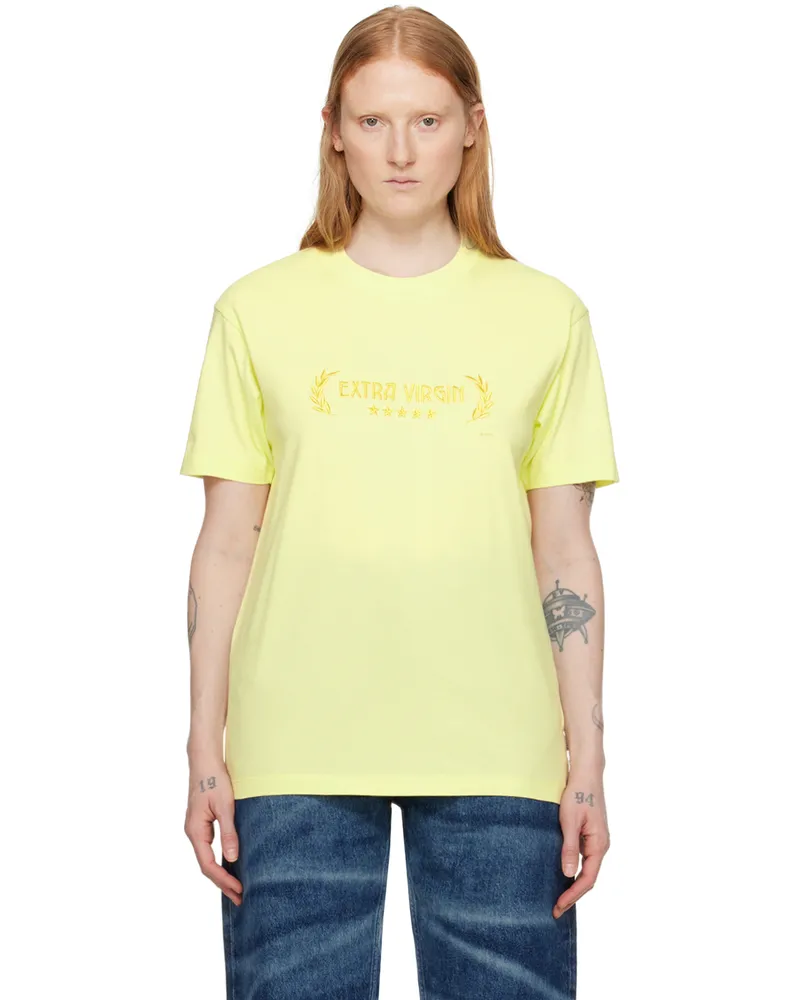 Eytys Yellow Leon 'Extra Virgin' T-Shirt Extra