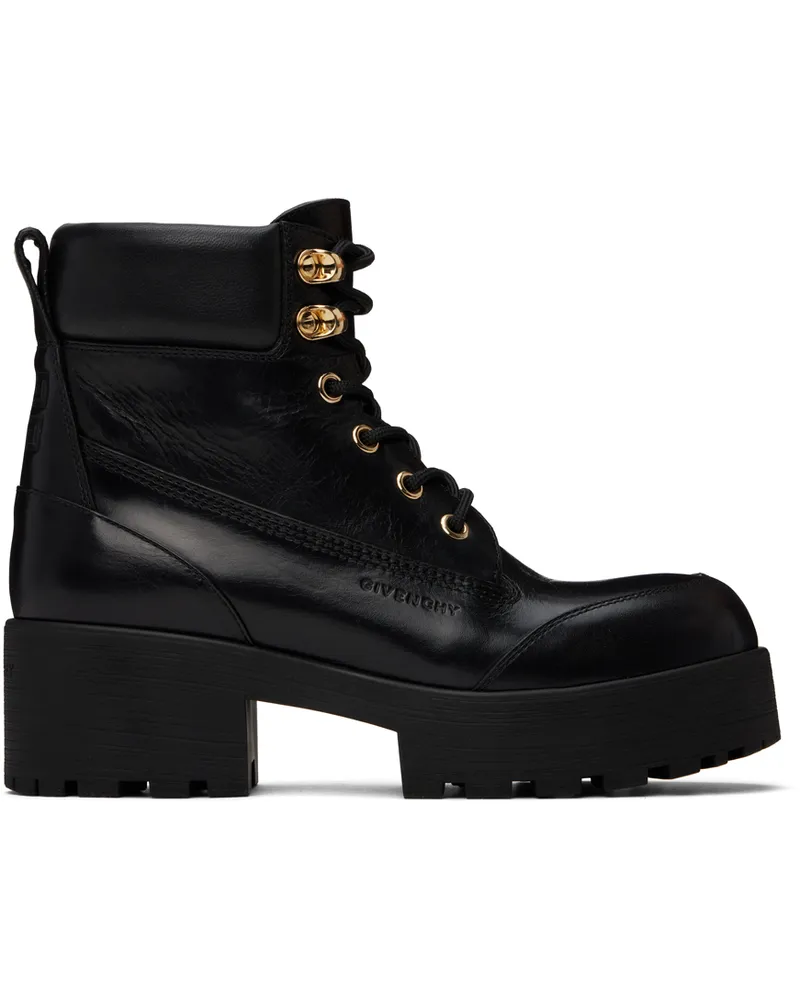 Givenchy Black Trekker Boots 001-black