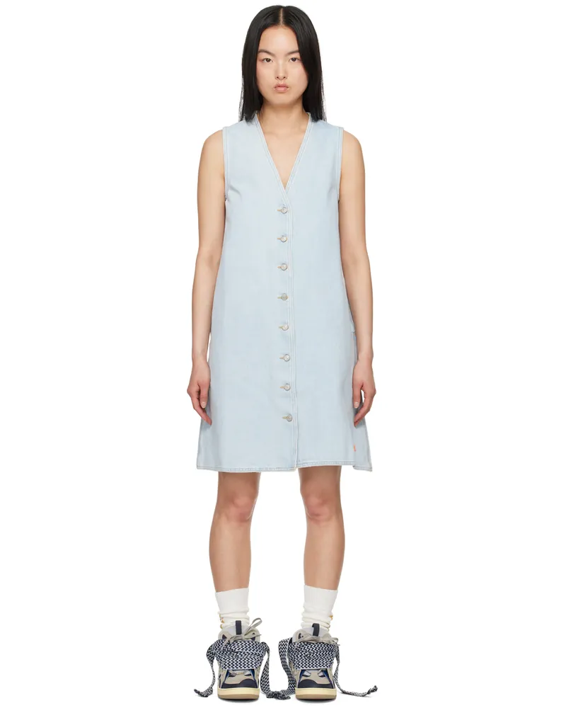 ERL Blue Levi Edition Denim Minidress 1