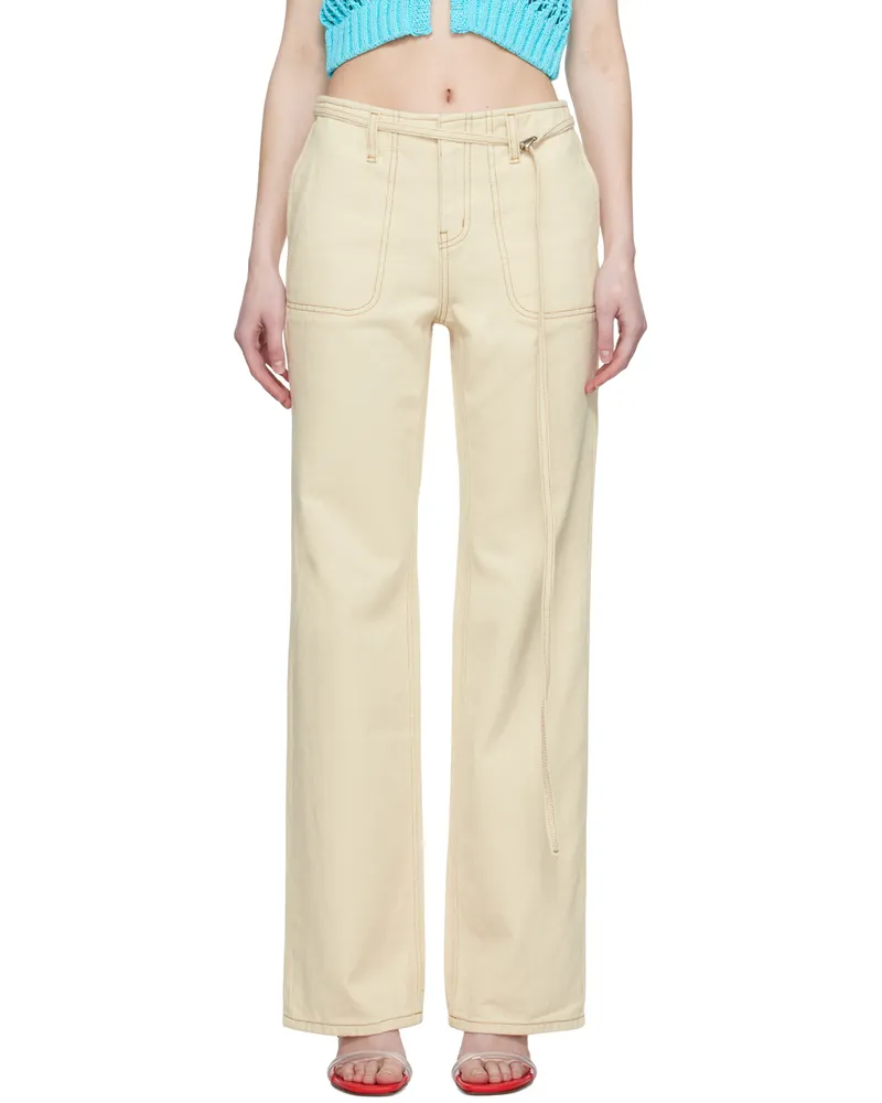 Kijun Beige Chico Jeans Ecru
