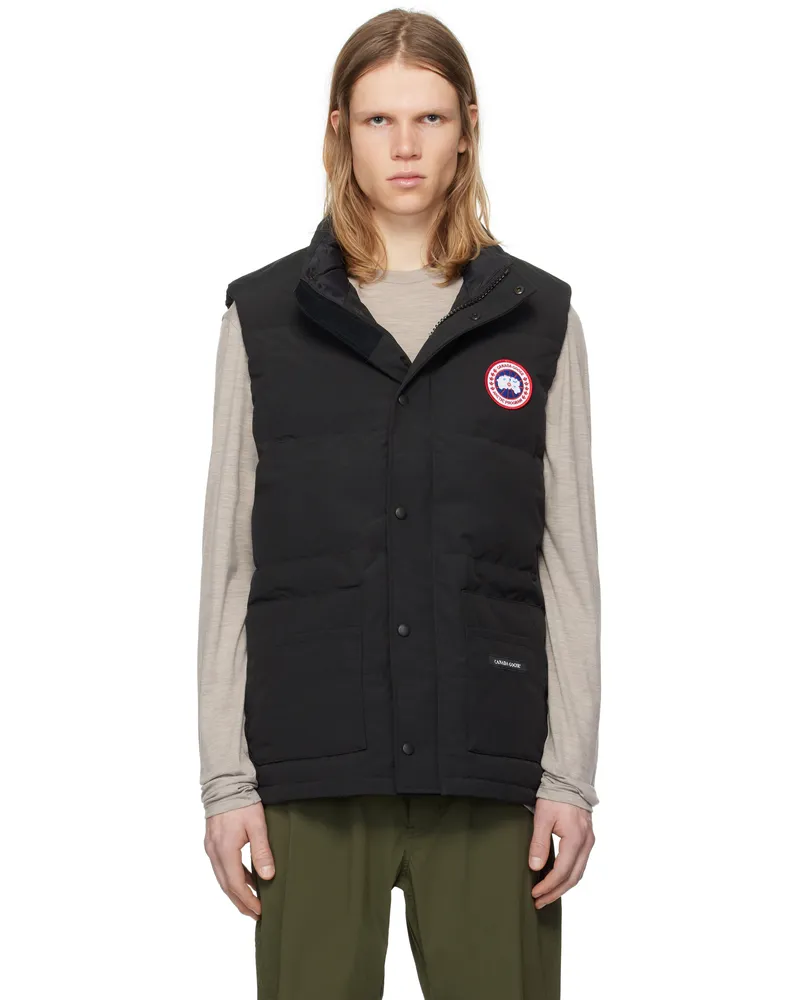 Canada Goose Black Freestyle Crew Down Vest 61