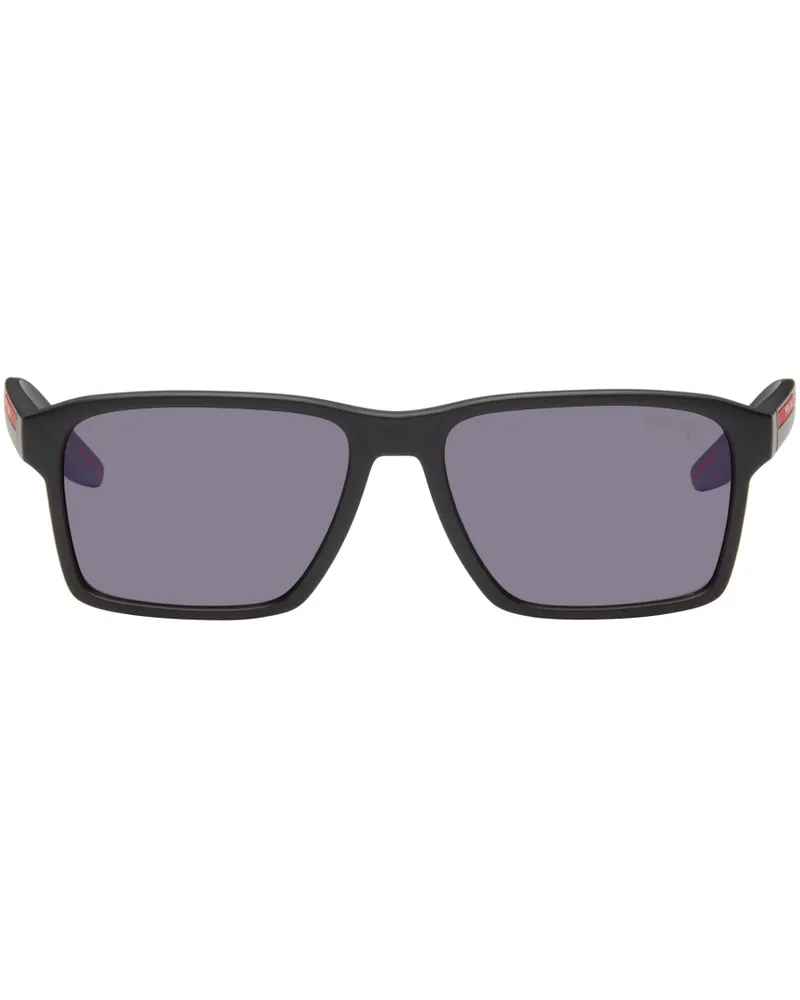 Prada Black Linea Rossa Sunglasses 1bo10a