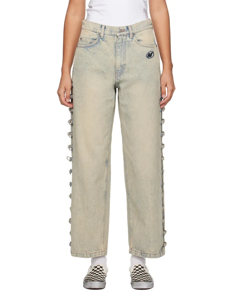 MadeMe Blue Rings Jeans Light