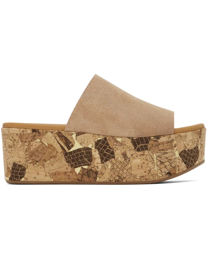 See by Chloé Tan Liana Platform Sandals 832-nude