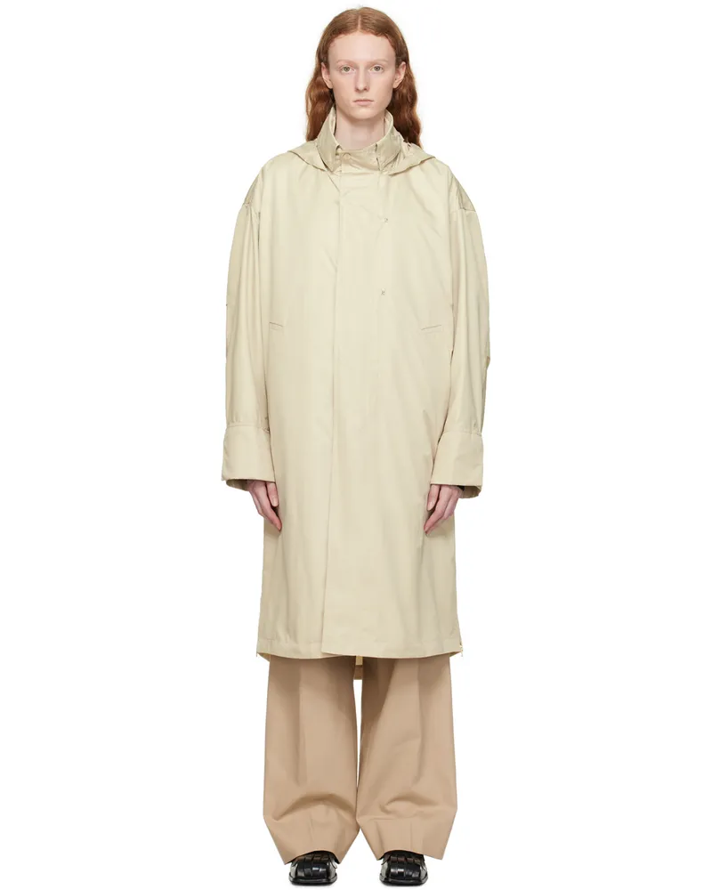Wooyoungmi Beige Hooded Coat Beige