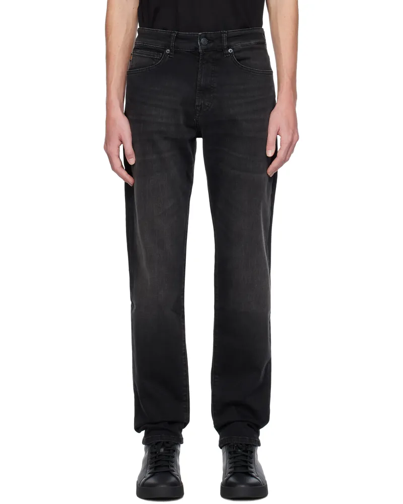 HUGO BOSS Black Maine Regular Fit Jeans 005-black