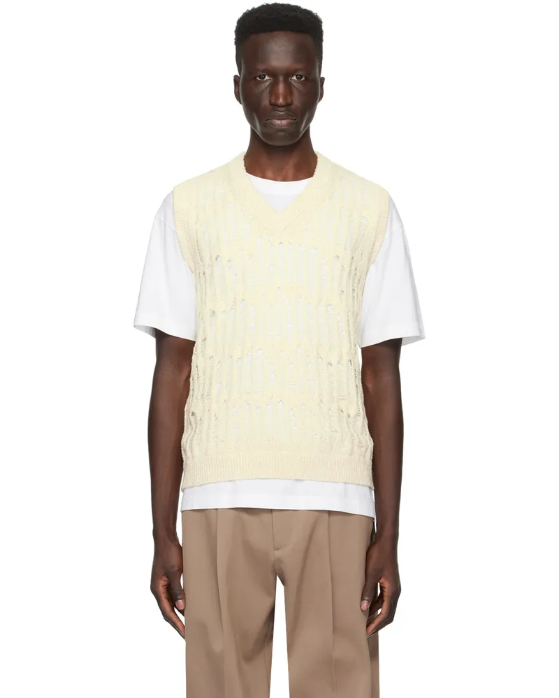 Eytys Off-White Yves Vest Porcelain