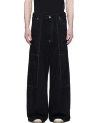 Maison Margiela Black Five-Pocket Jeans Black