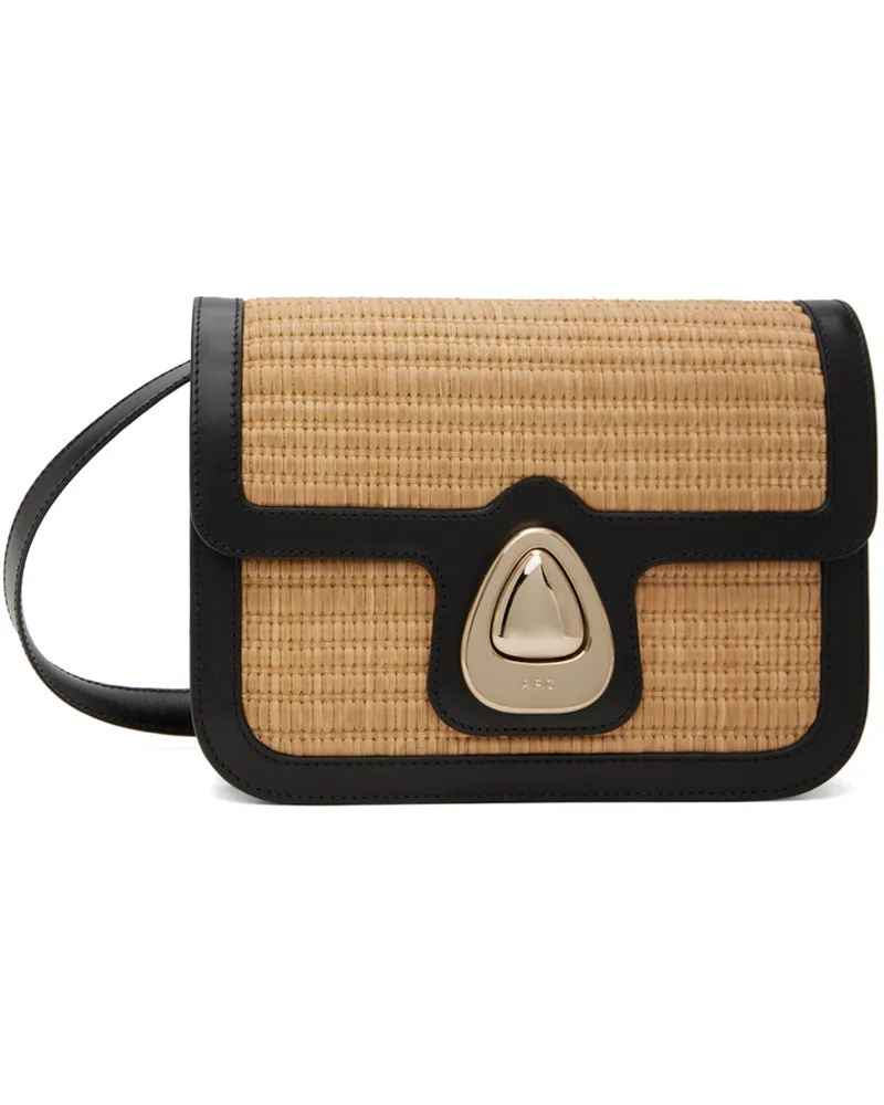 A.P.C. Black & Tan Astra Small Bag Lzz