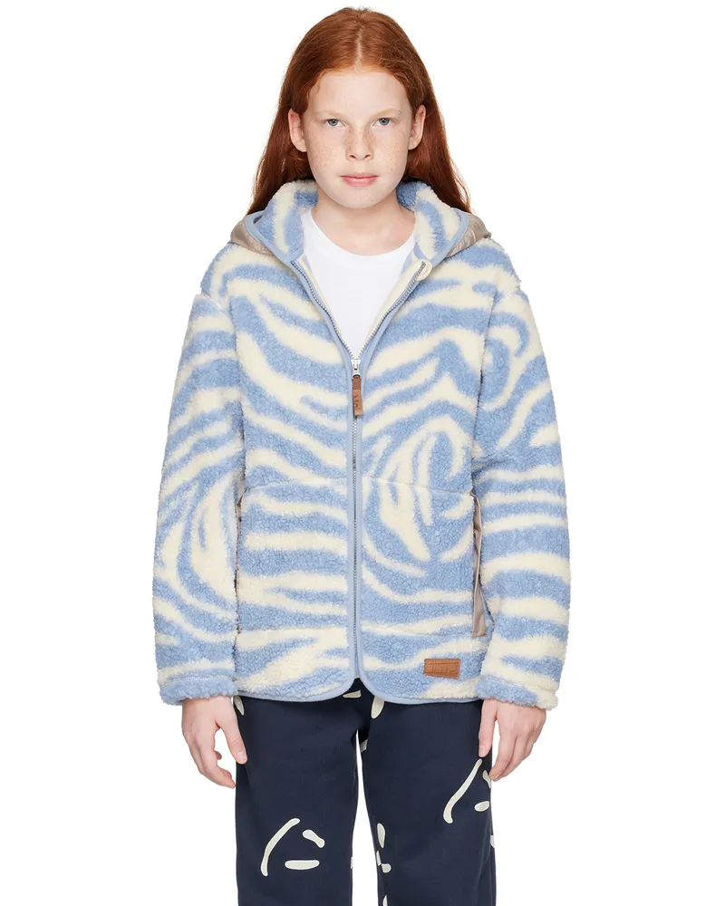 Molo Kids Blue & White Uberto Jacket 9131