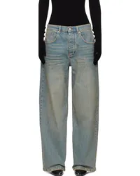 MISBHV Blue Sunset Wash Baggy Jeans Blue