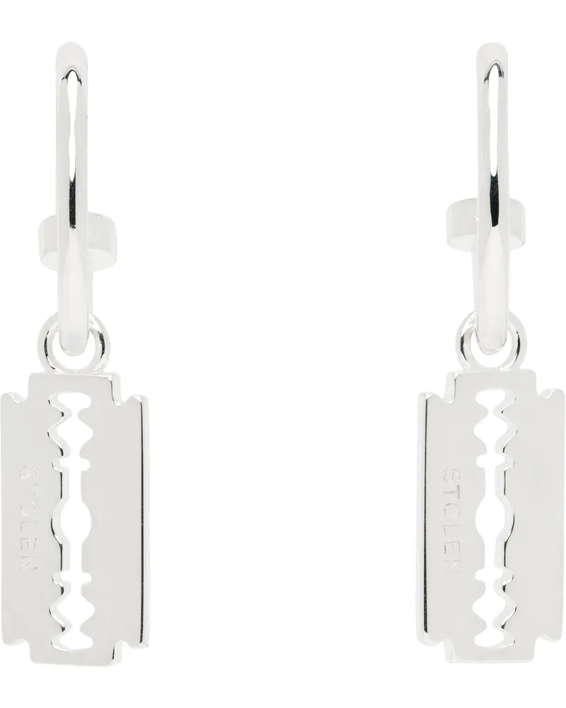 Stolen Girlfriends Club Stolen Razor Anchor Sleepers Earrings Sterling