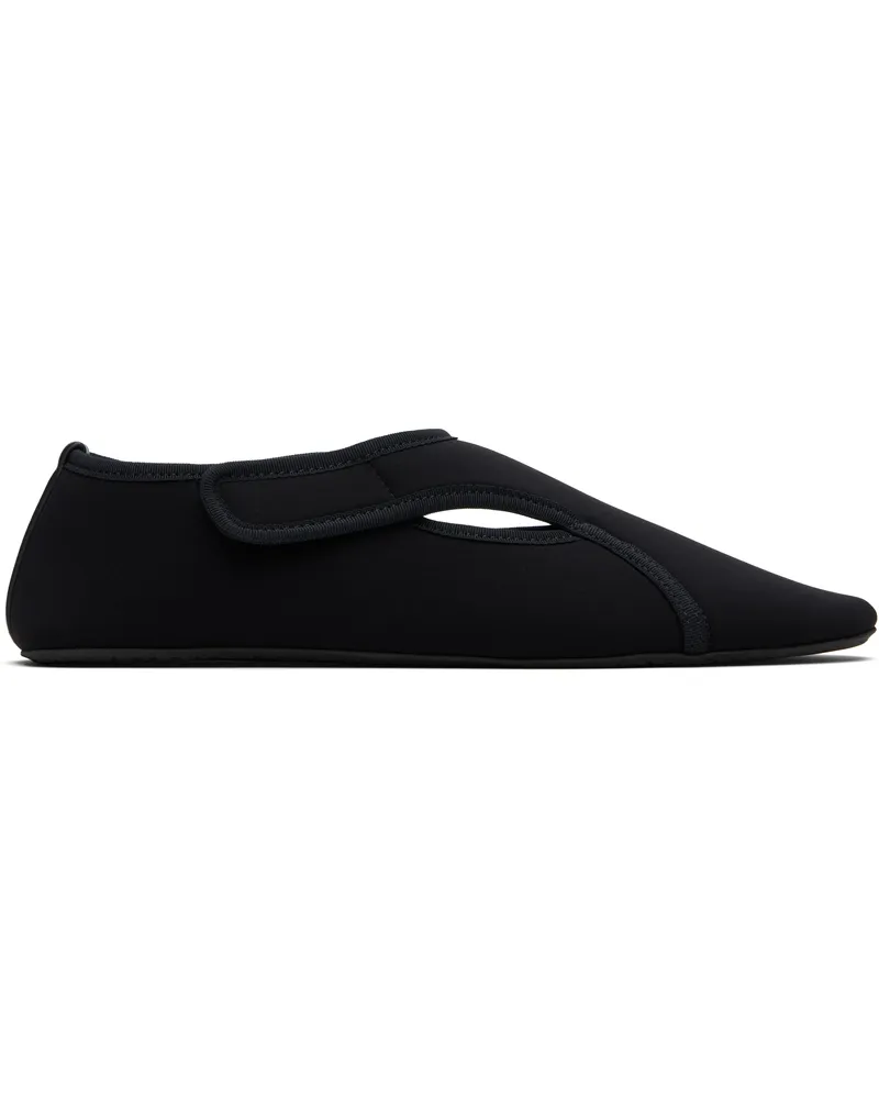 Alaïa Black Neoprene Ballerina Flats 999