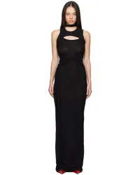 OTTOLINGER Black Layered Cut Out Maxi Dress Black