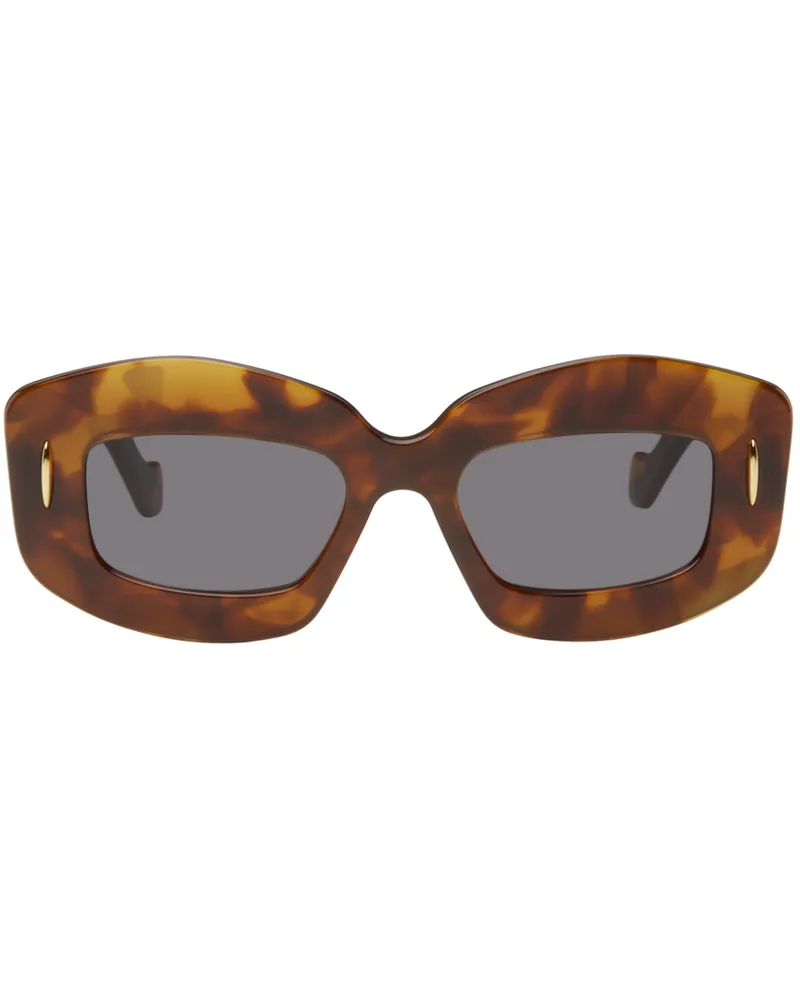 Loewe Tortoiseshell Screen Sunglasses Blondehavana