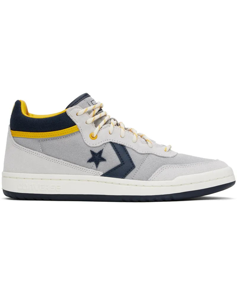 Converse Gray CONS Fastbreak Pro Suede & Canvas Sneakers Barely