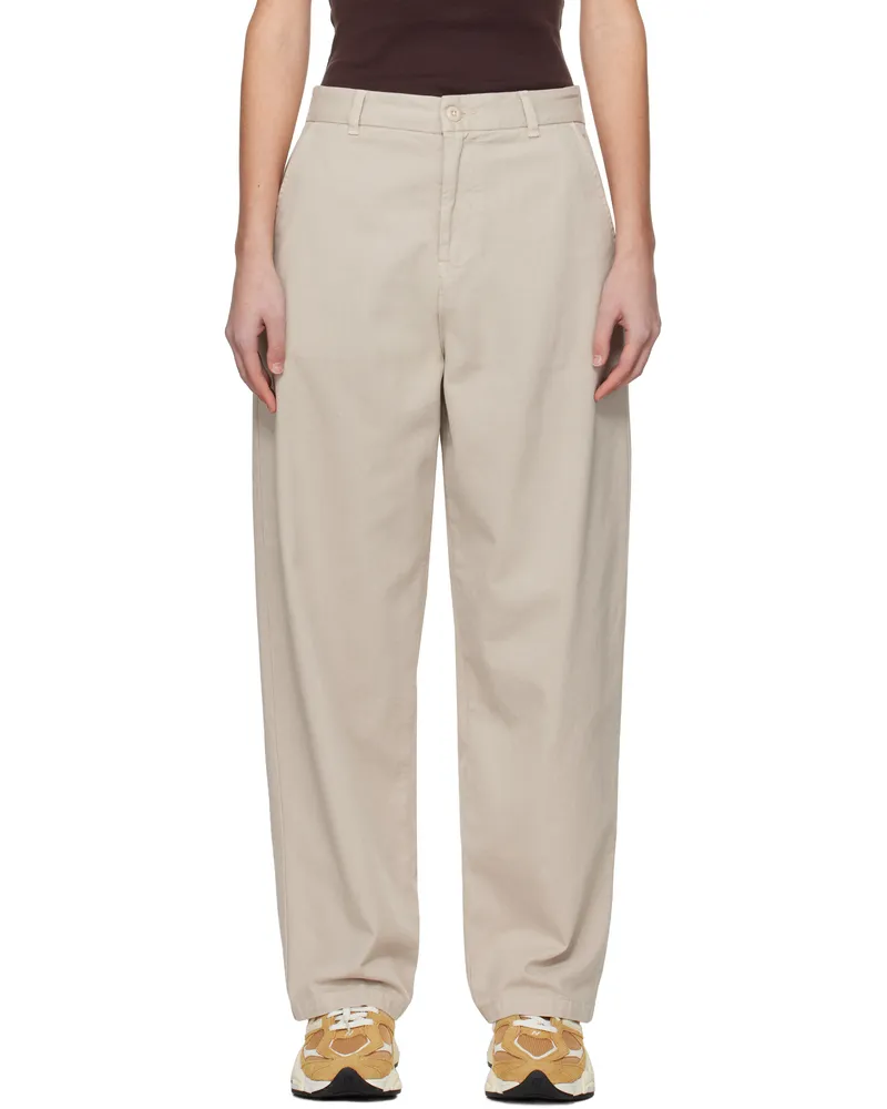 Carhartt WIP Beige Brady Trousers Fleur