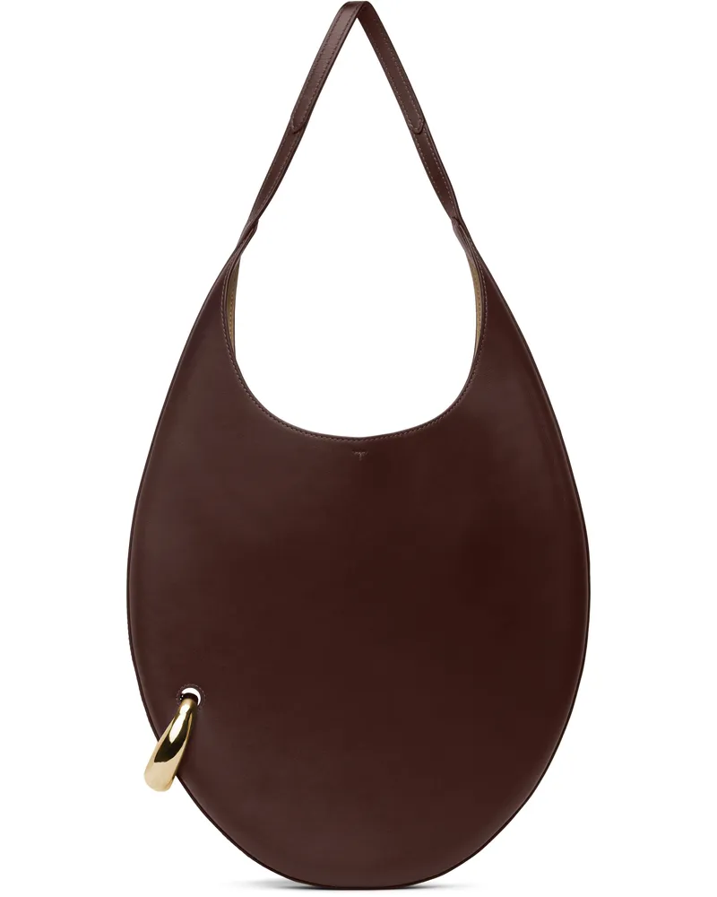 Tory Burch Burgundy Pierced Bag Dark