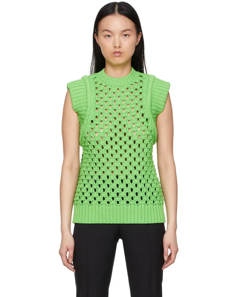 Stella McCartney Green Cotton Vest 3801