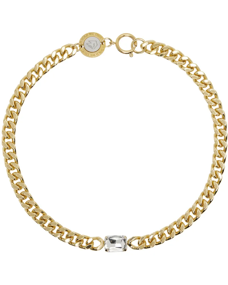 In Gold We Trust Paris Gold XL Curb Chain Necklace Gold