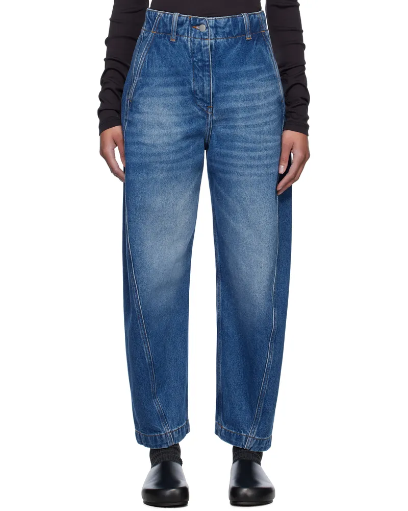 Studio Nicholson Blue Akerman Jeans Worn