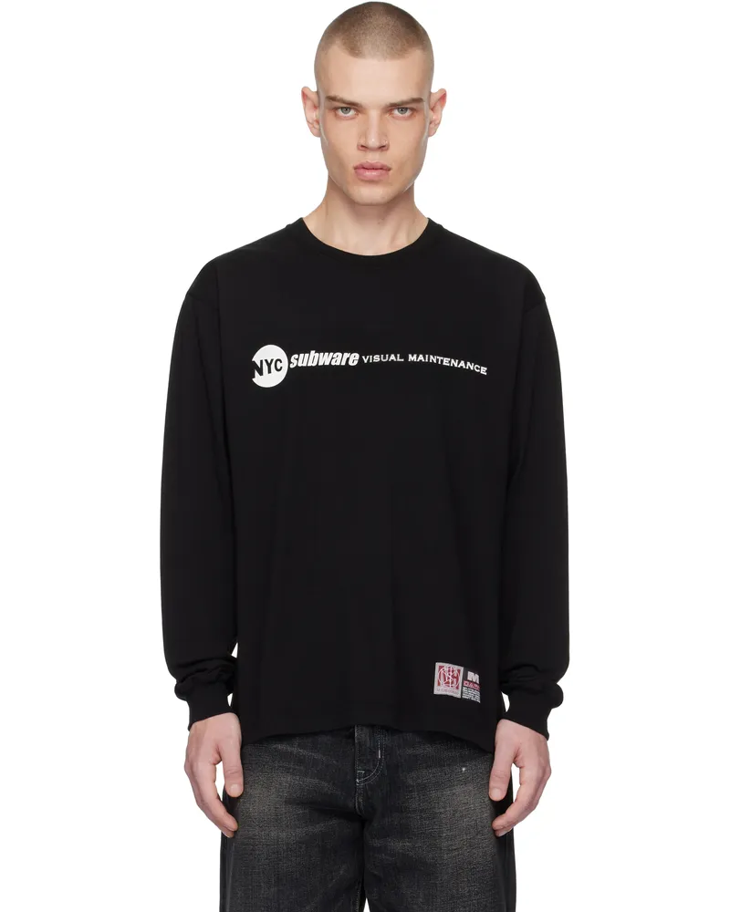 Neighborhood Black Subware Edition NH LS-3 T-shirt Black