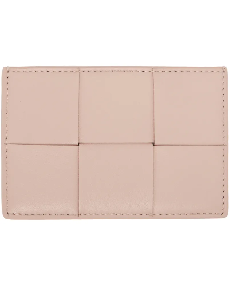 Bottega Veneta Pink Cassette Credit Card Holder 6917