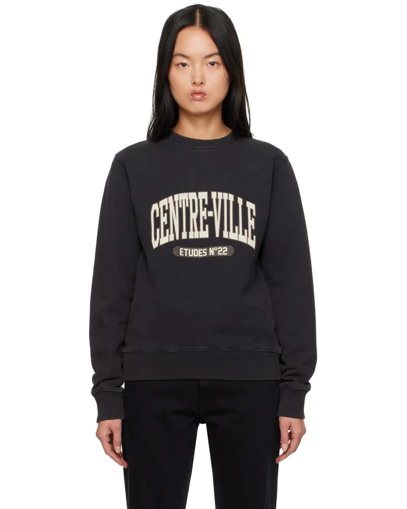 Études Studio Black Story Centre-Ville Sweatshirt Black