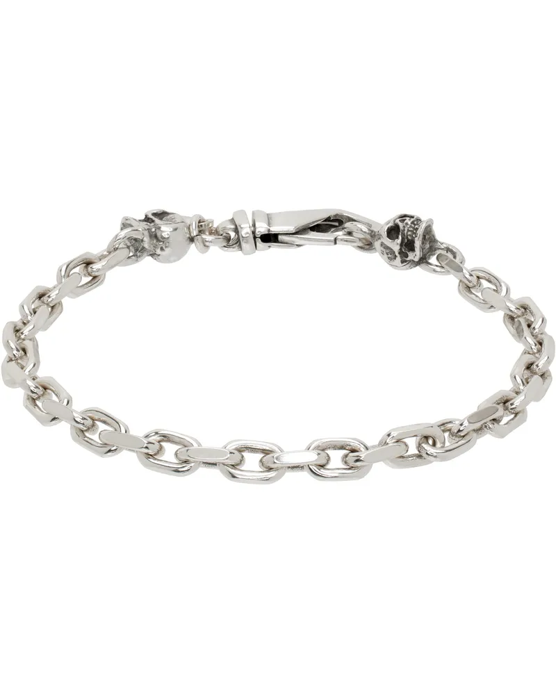 Emanuele Bicocchi Silver Link Chain Bracelet Silver