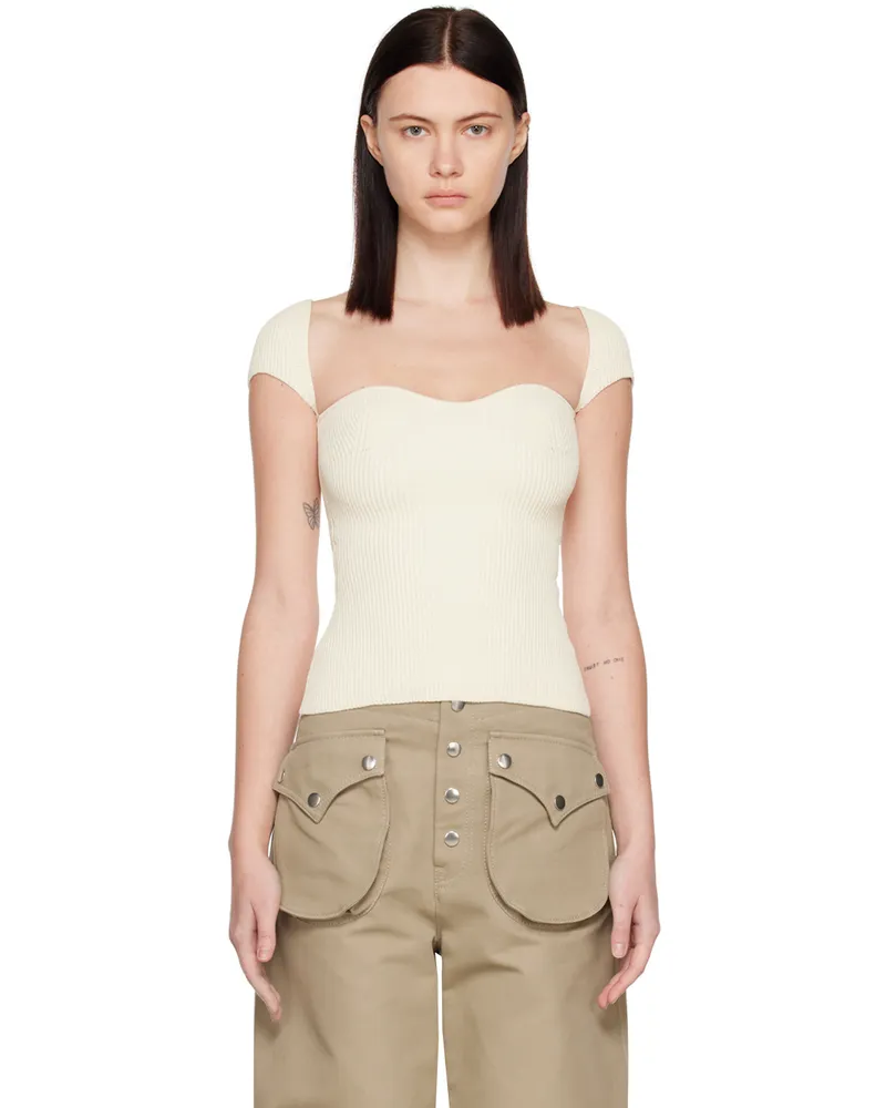 KHAITE Off-White 'The Ista' T-Shirt 101