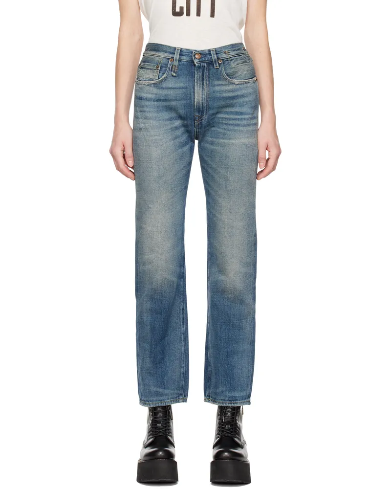 R13 Blue Courtney Slim Jeans Dane