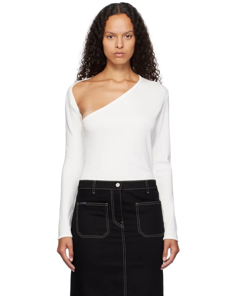 Courrèges White Slash T-shirt 1