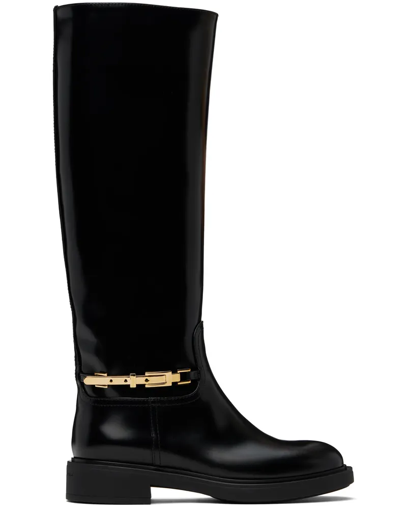 Gianvito Rossi Black Martine Boots Nero