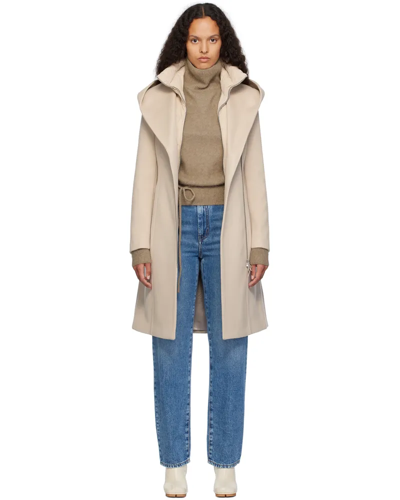 Mackage Beige Shia-SLB Coat C0281