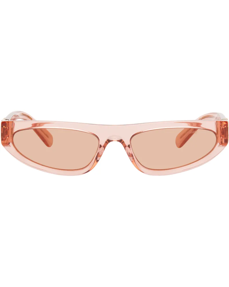Miu Miu Pink Cat Eye Acetate Sunglasses 14t07v