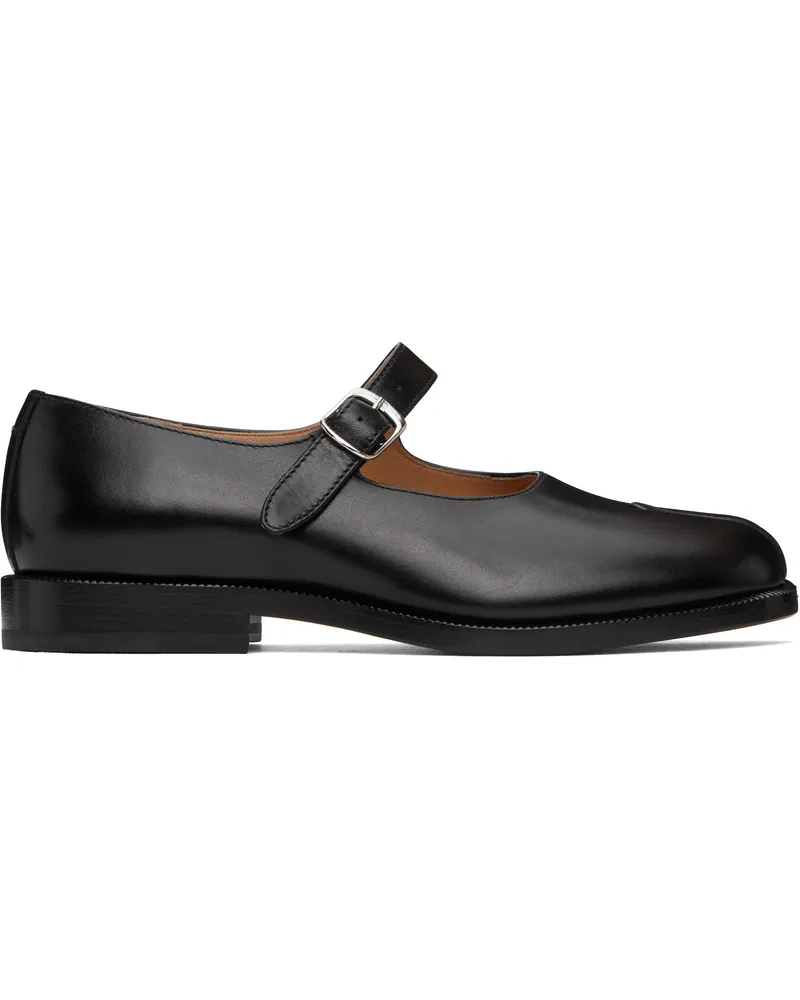 Maison Margiela Black Tabi Mary Jane Loafers T8013