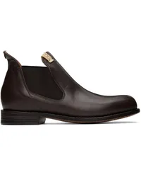 Visvim Brown Gornegrat Mid-Folk Chelsea Boots Dk.brown