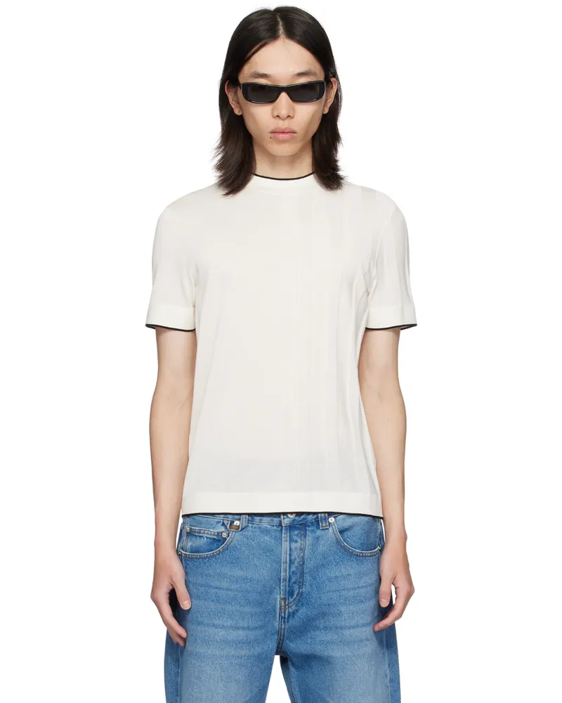 Jacquemus Off-White 'Le t-shirt Tricot' T-Shirt 110