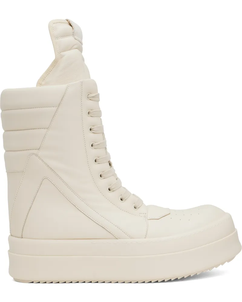 Rick Owens Off-White Hollywood Mega Geobasket Sneakers 1111