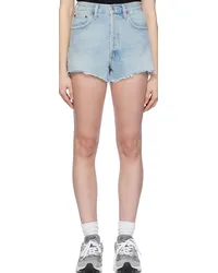 AGOLDE Blue Mila Denim Shorts Hazard