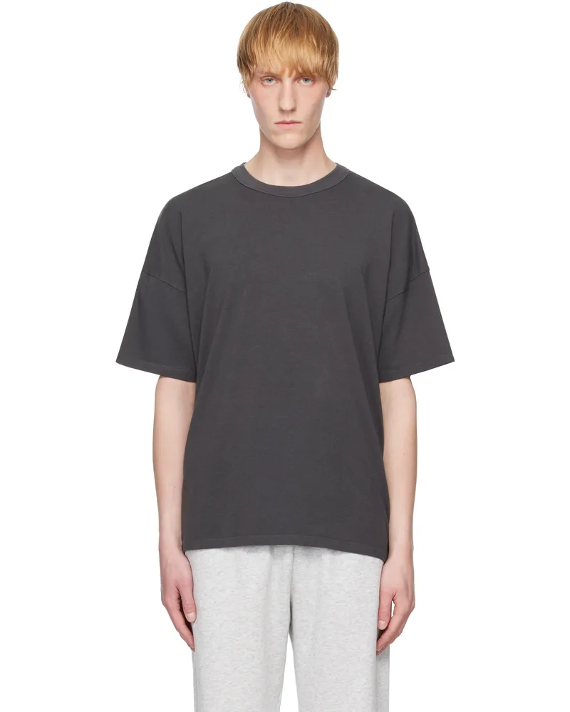 SKIMS Gray Jersey Lounge Oversized T-shirt Ash