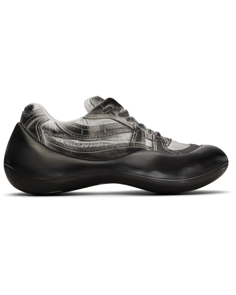 J.W.Anderson White & Gray Bumper Hike Sneakers 19040-100-white