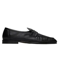 The Row Black Soft Loafers Blk